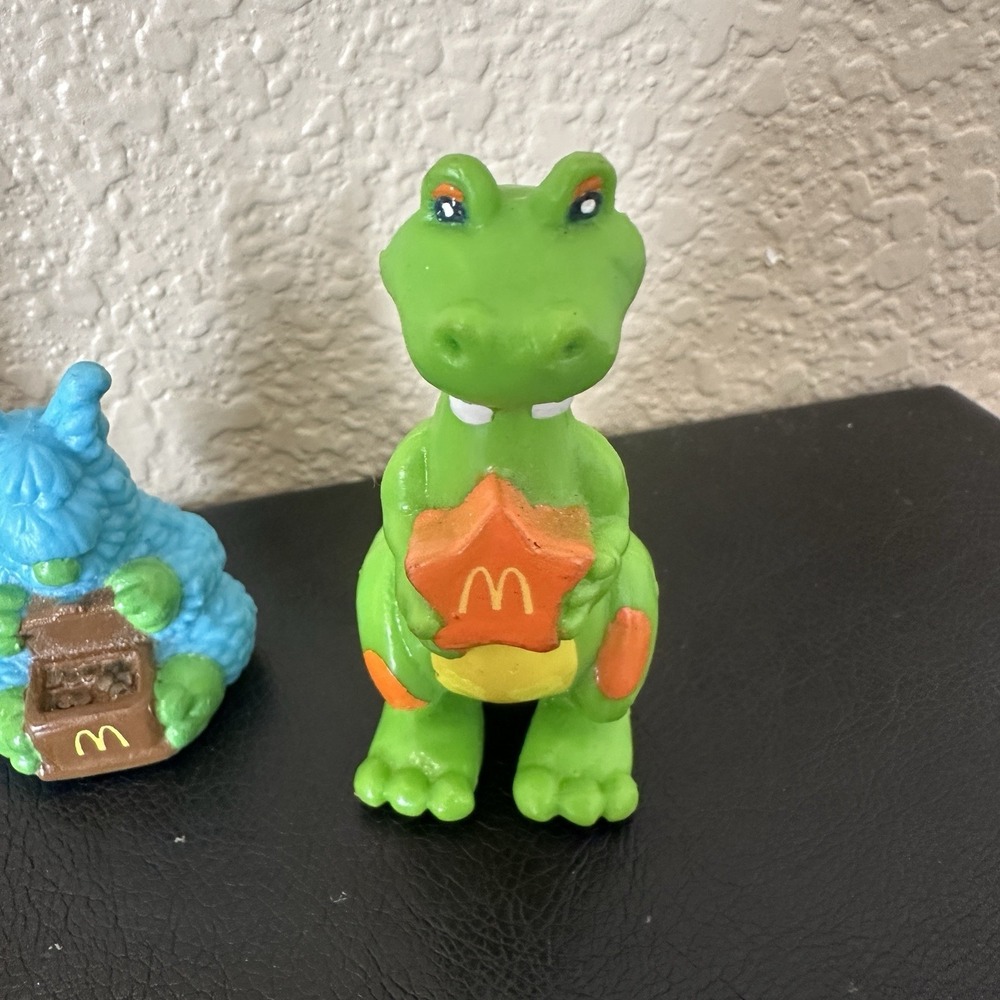 Vintage 1985 McDonald's Happy Meal Dinosaurs‎ Tinosaur Lot Of 3 Avis Enterprises - Picture 4 of 9